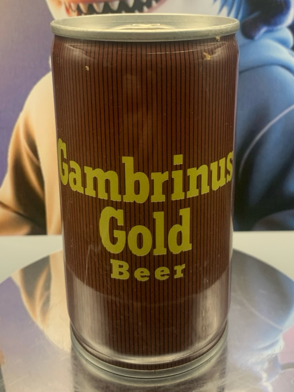 Vintage Beer Can Gambrinus Gold Beer Pull Tab Empty Pittsburgh Brewing PA